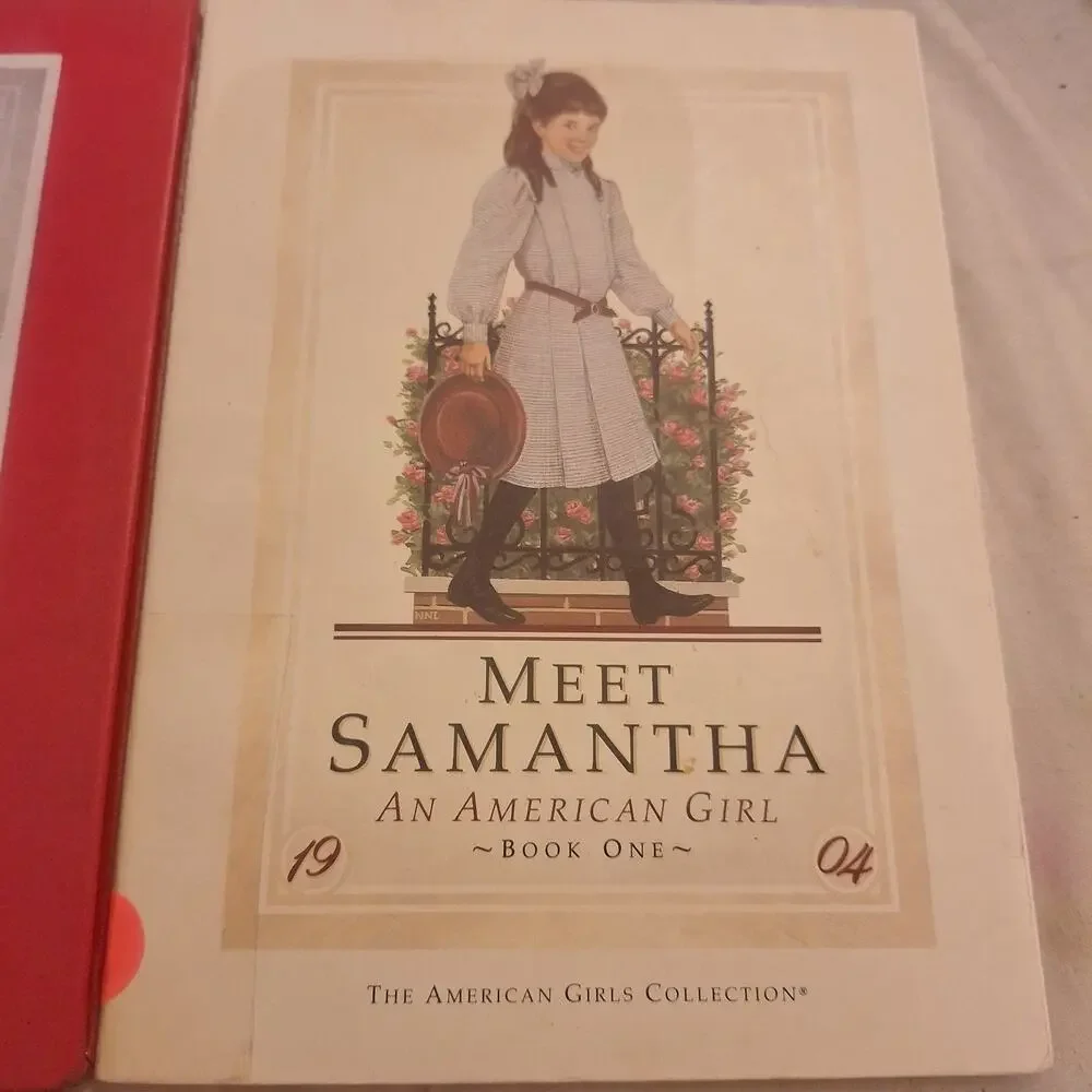 American Girl book lot of 2 books Meet Samantha / Happy Birthday by Susan Adler